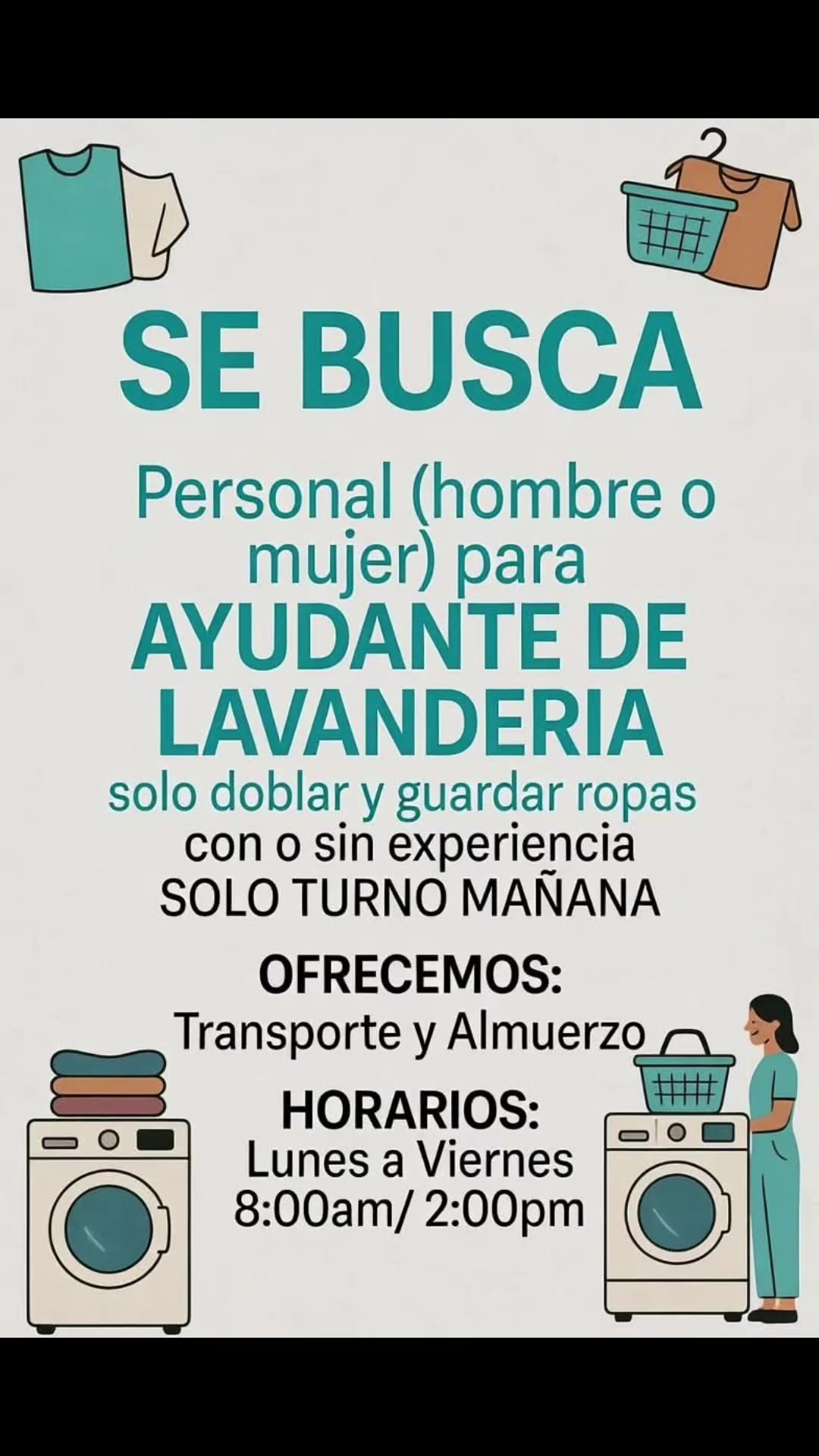 @trabajo si hay✅️