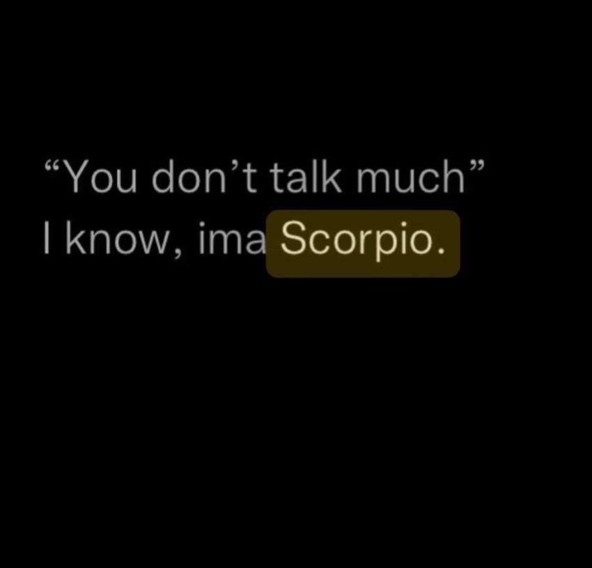 @The best of scorpios 🦂🦂❌