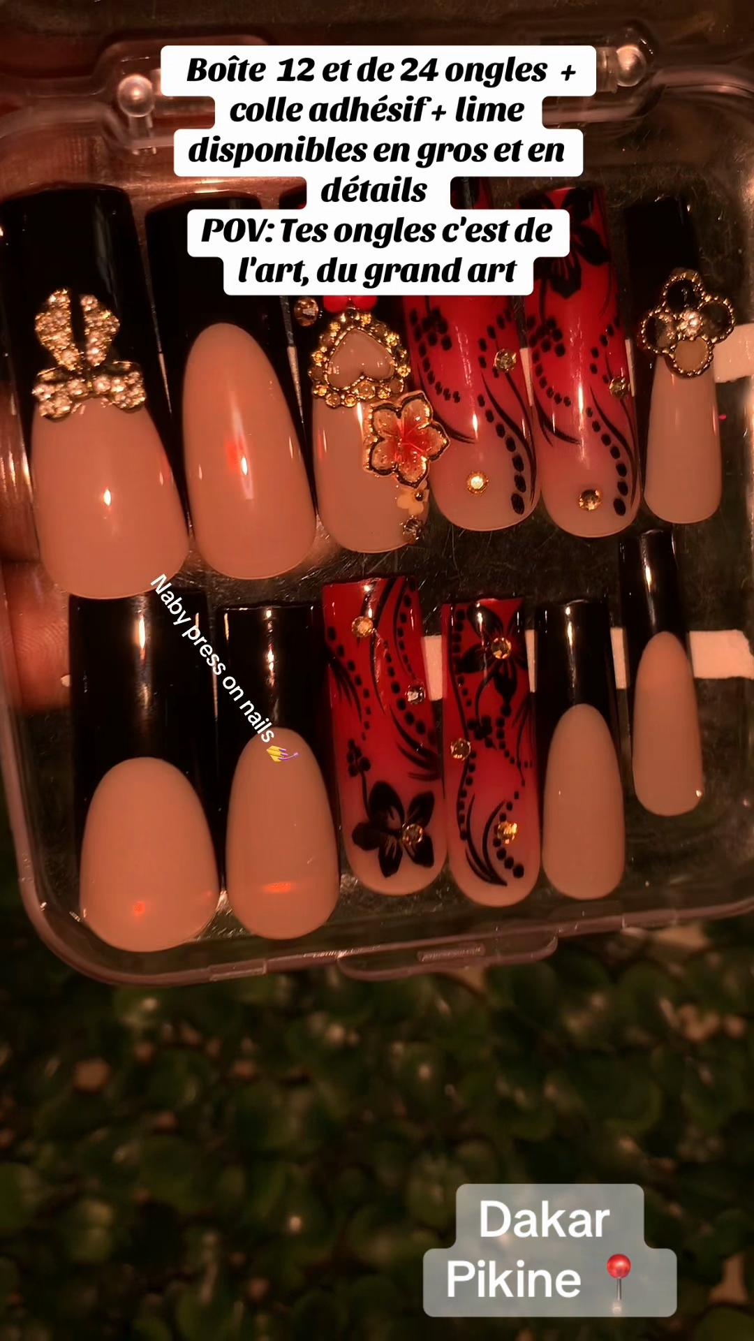 @Naby press on nails 💅