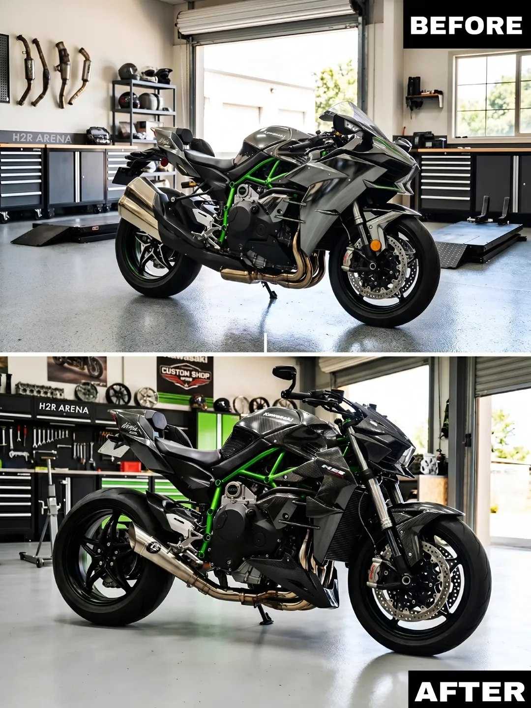 @Kawasaki Ninja H2R