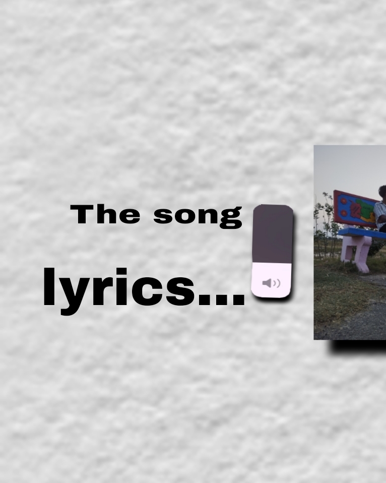 @The lyrics....