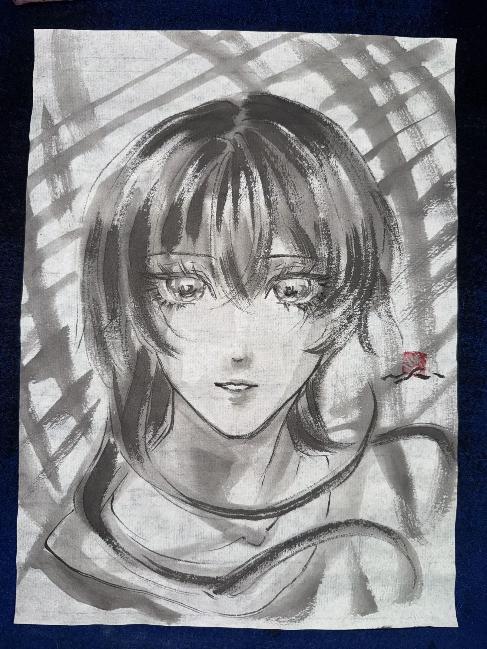 @まさい【うーちゃんちの墨絵画家】