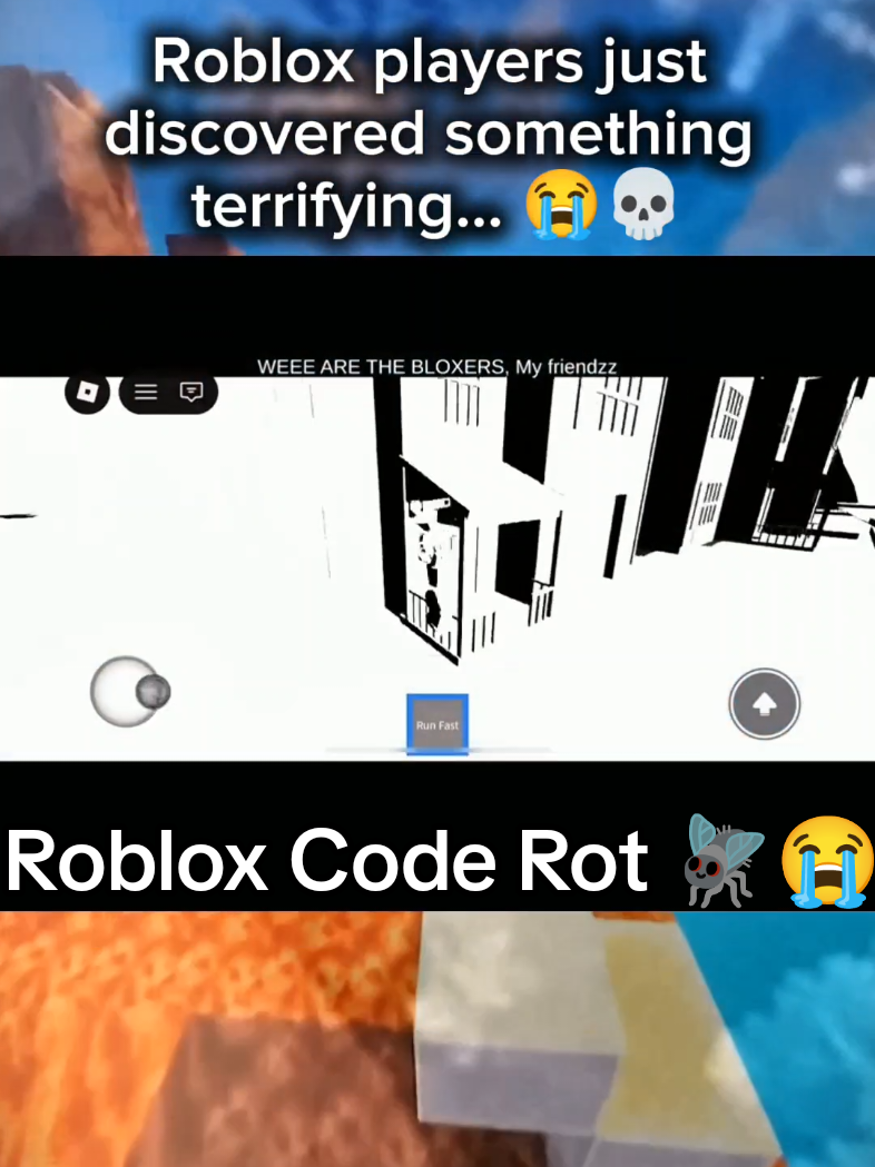 Roblox Code Rotting refers to old | NO FACE (@nofacerevealed)
