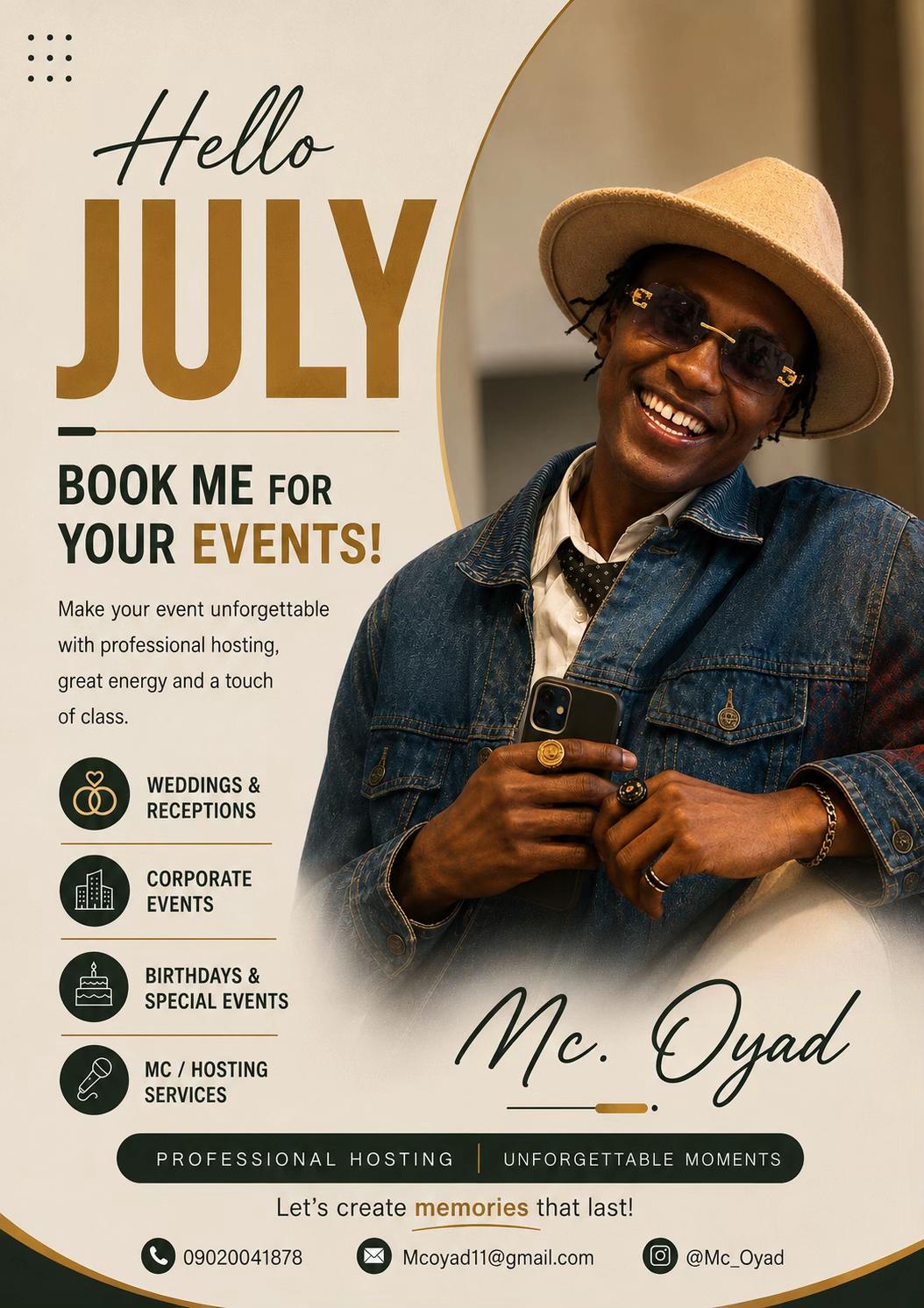 @MC Oyad | MC in Lagos | Ibadan
