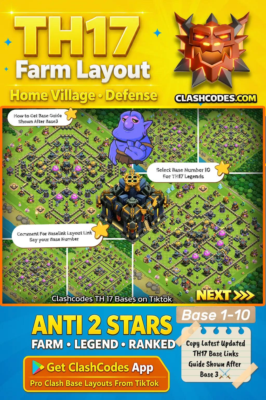 @Clashcodes COC Baselayouts