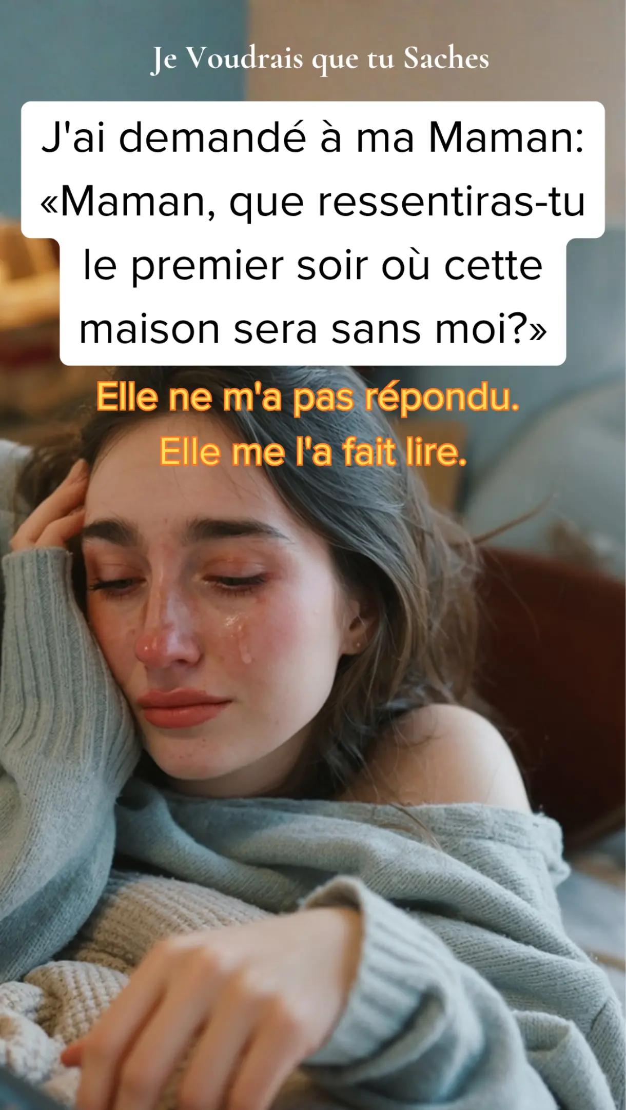 @Je Voudrais Que Tu Saches