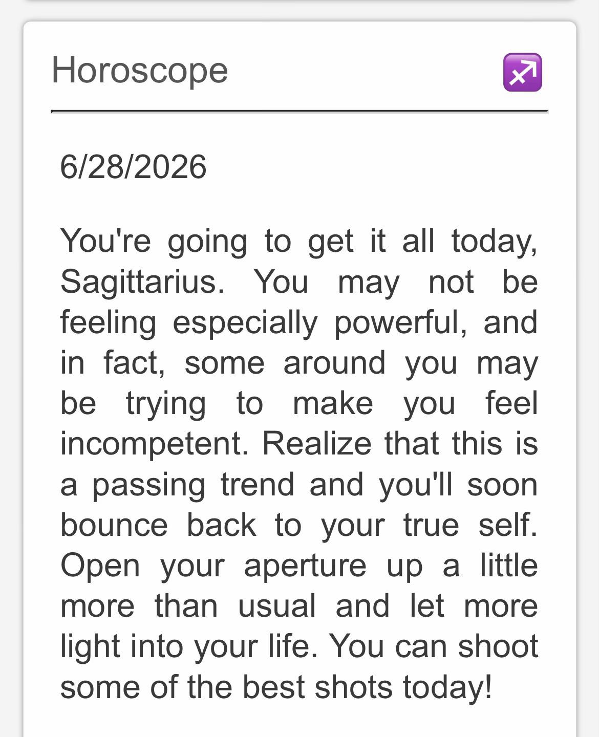 @Sagittarius