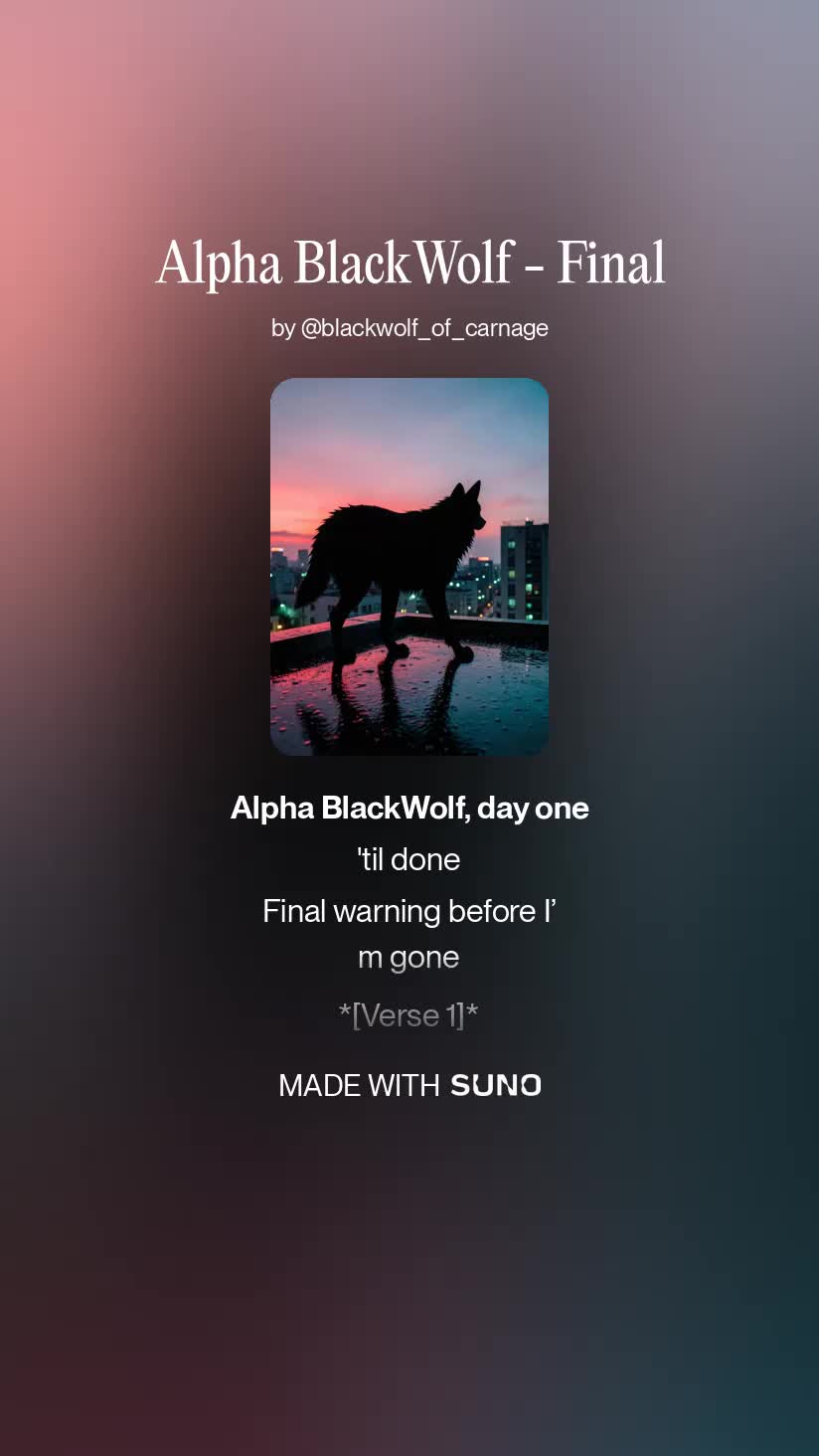 @AlphaBlackWolf