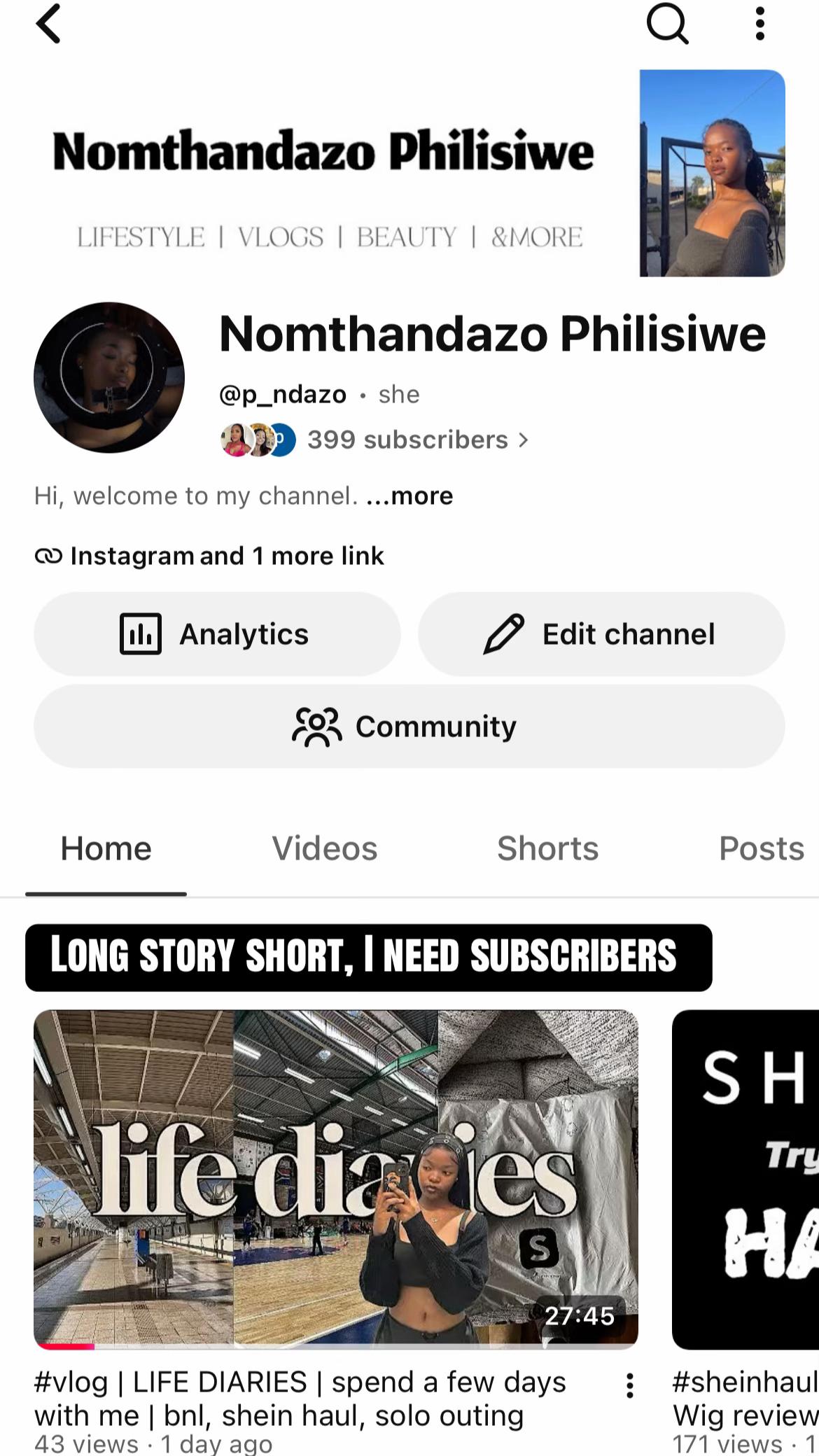 @YT: Nomthandazo Philisiwe