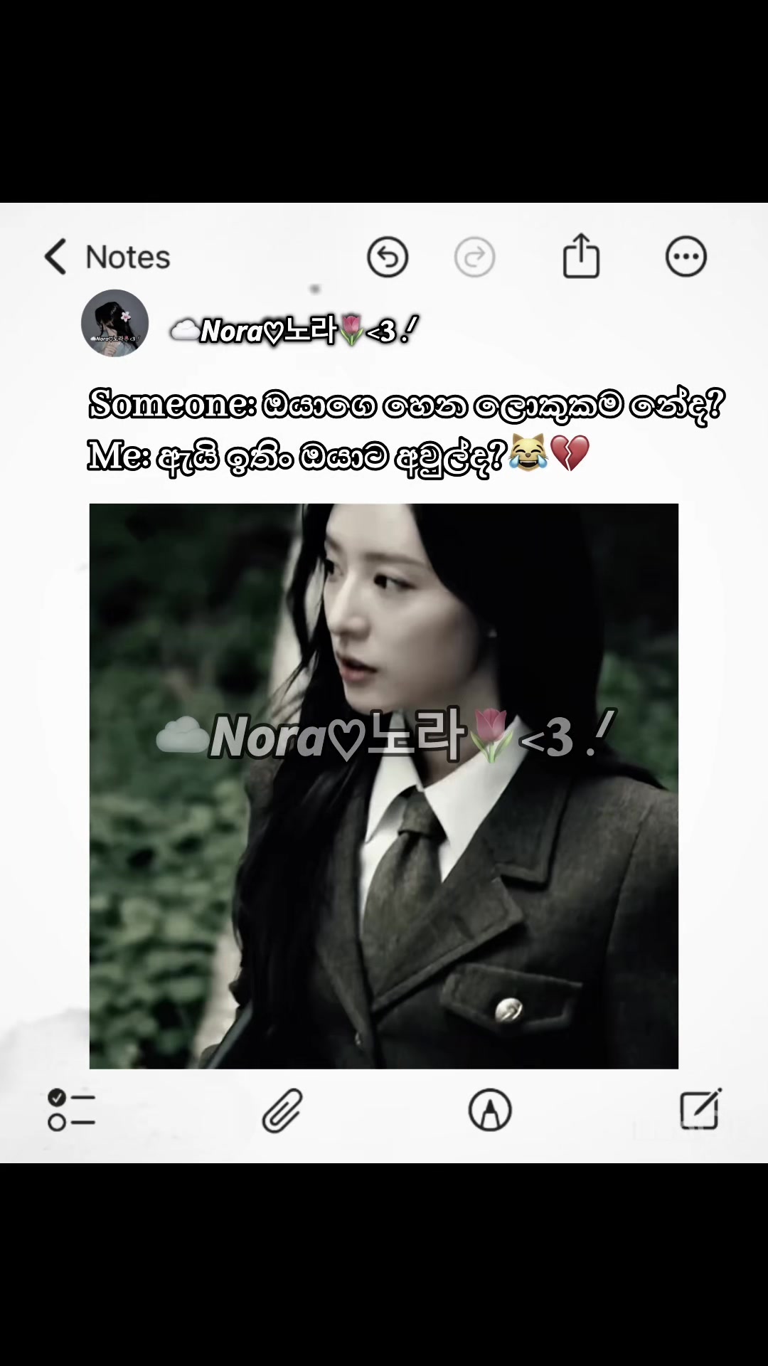 @☁️Nora♡노라🌸<𝟑 .ᐟ