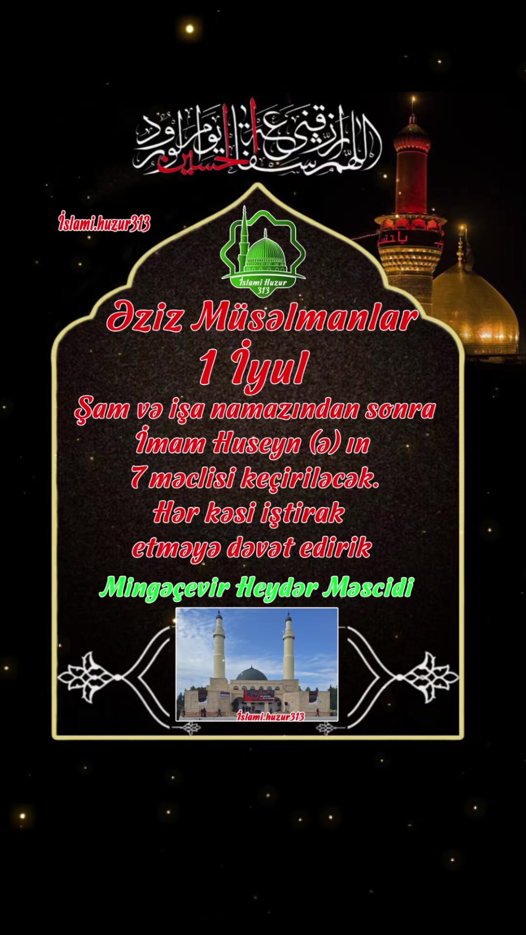 @Mingə&ccedil;evir Heydər Məscidi