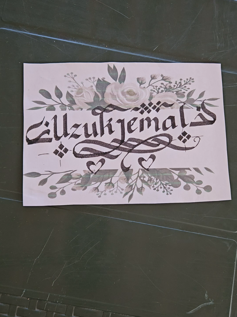 @H&uuml;sn-i Hat Calligraphy