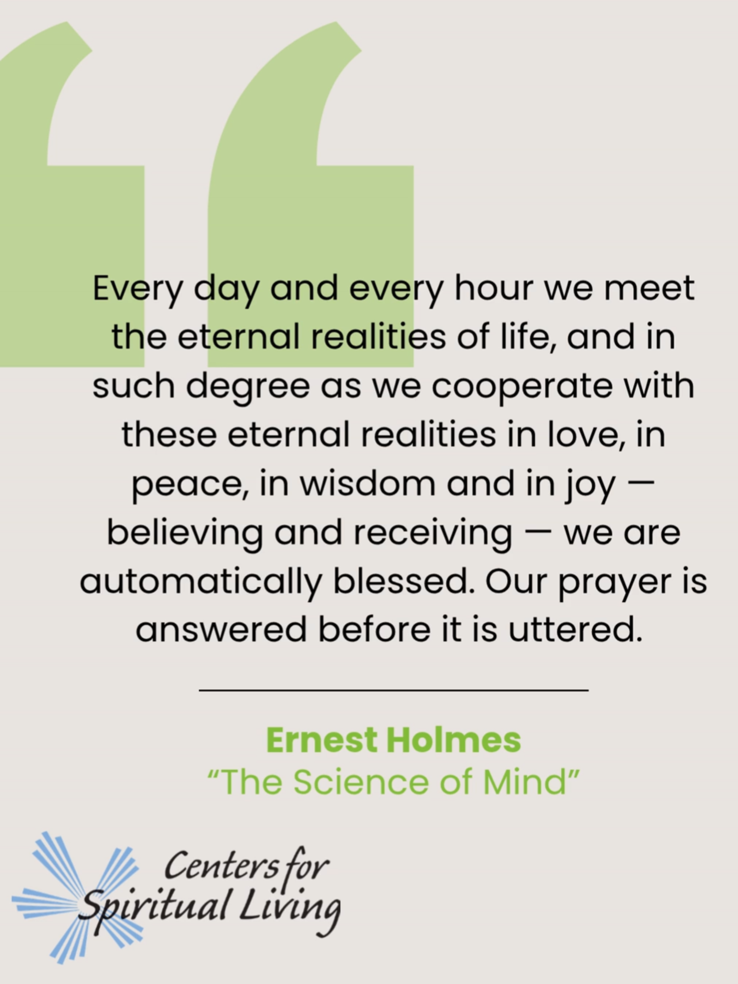 @Centers for Spiritual Living