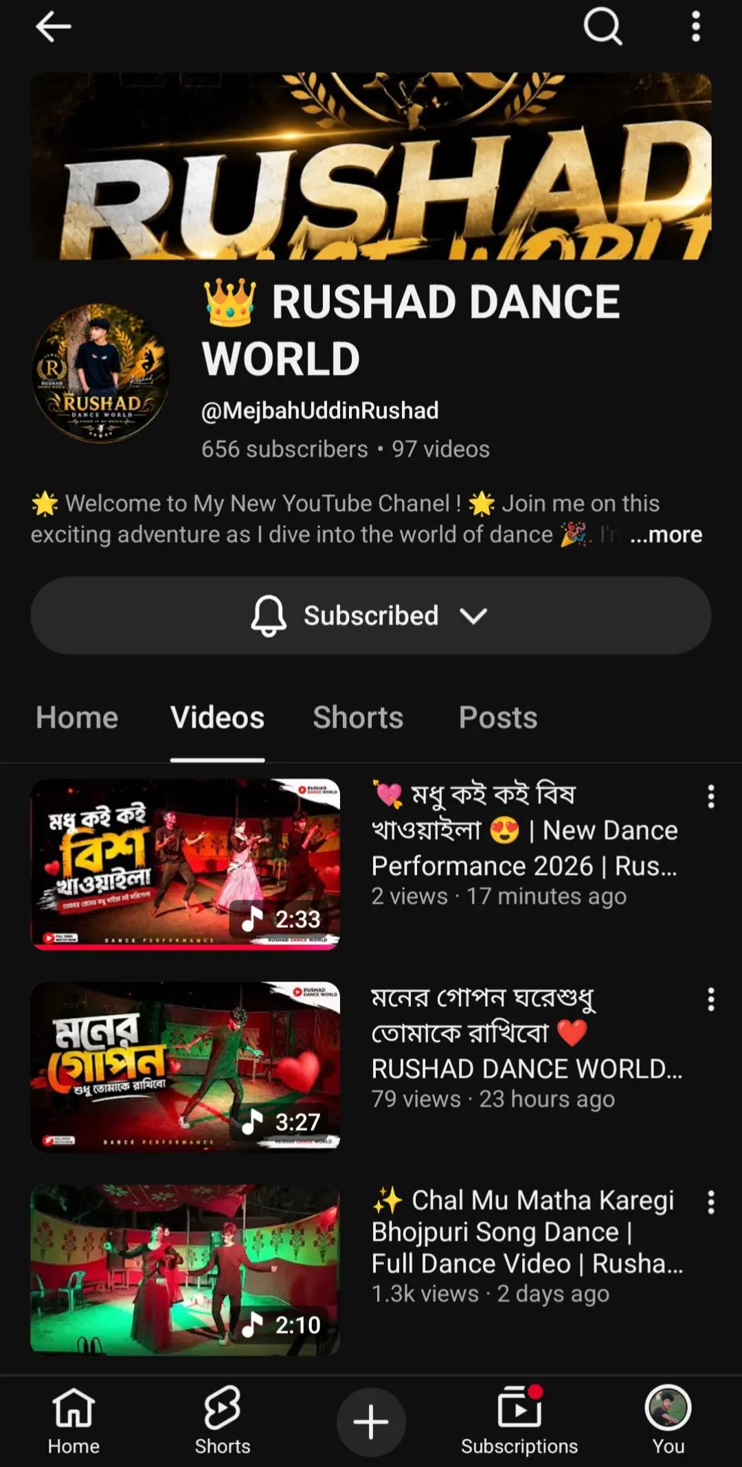 @👑 RUSHAD DANCE WORLD