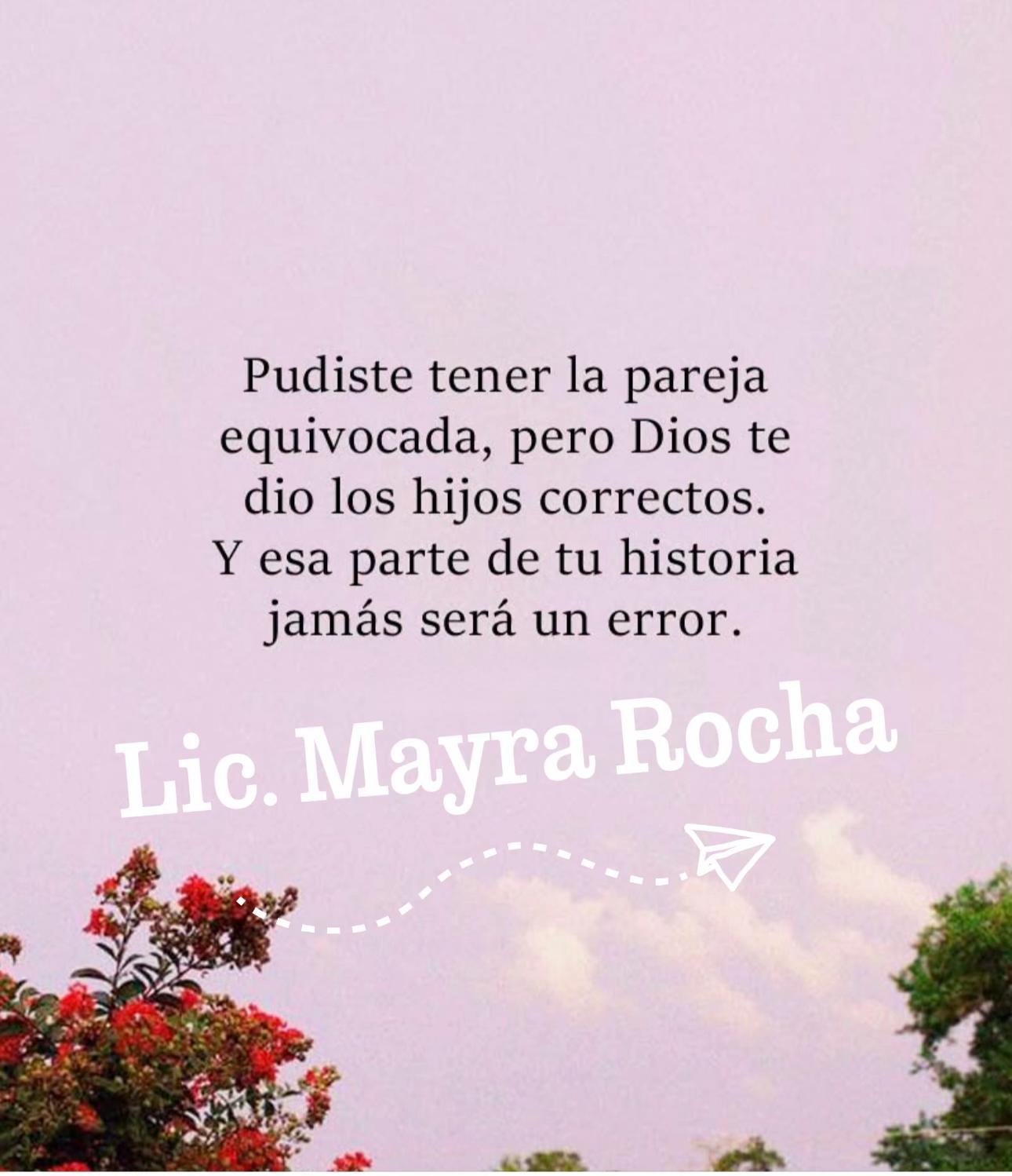 @Lic. Mayra Rocha