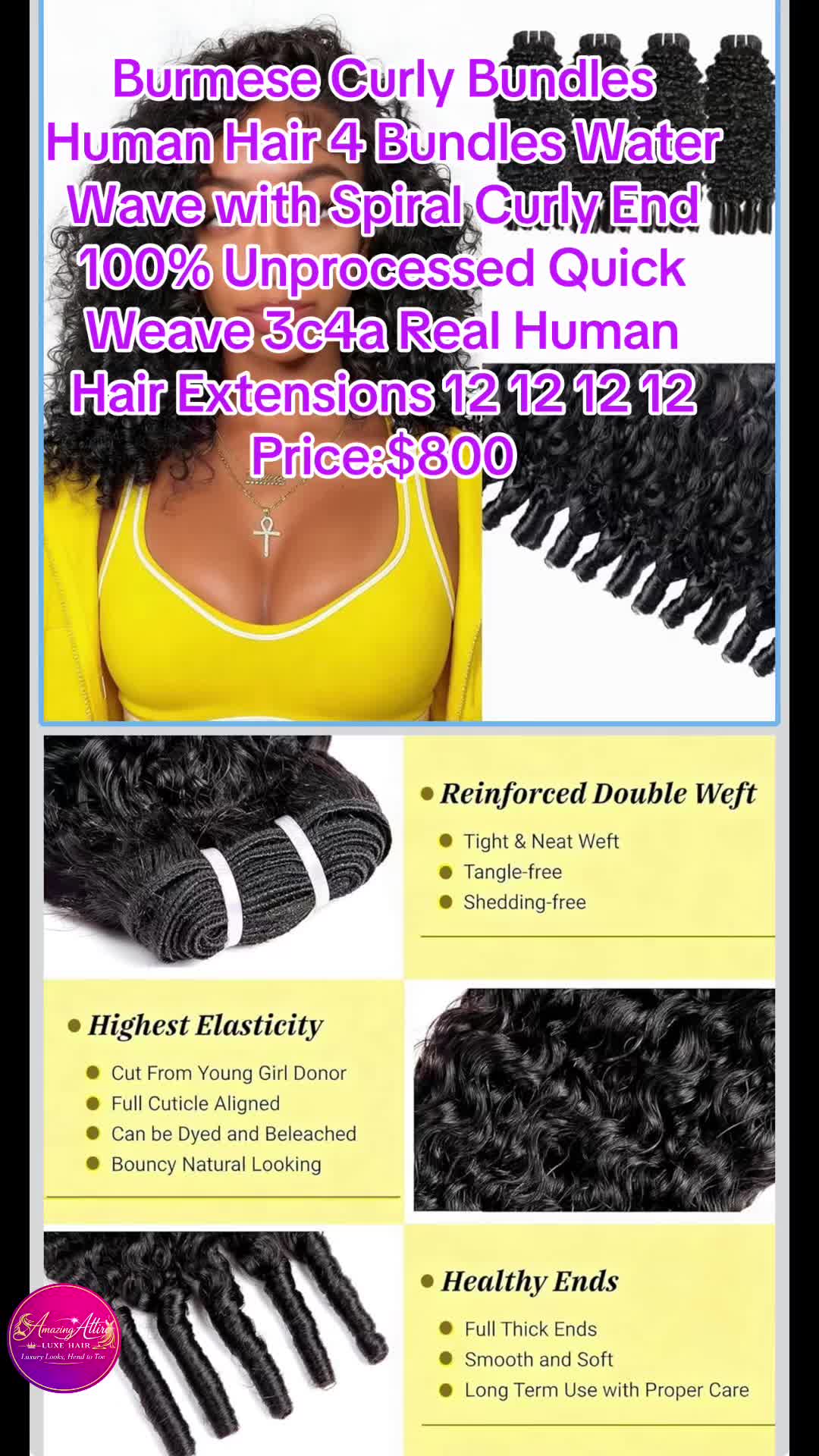@Amazing Attire Luxe Hair