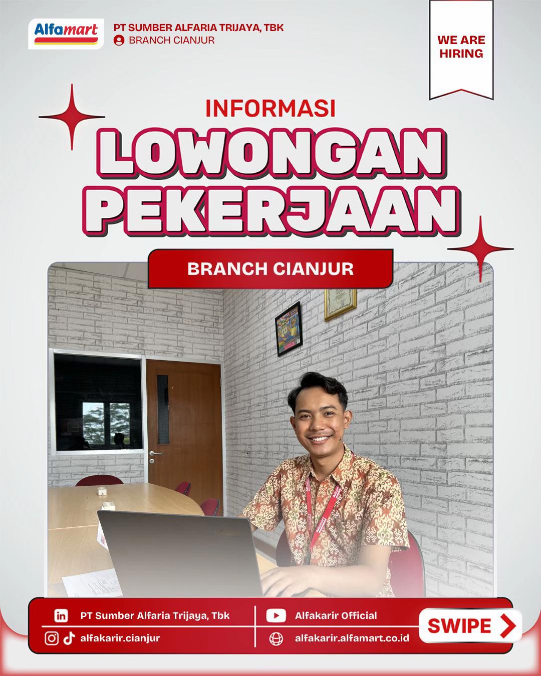 @KARIR ALFAMART BRANCH CIANJUR