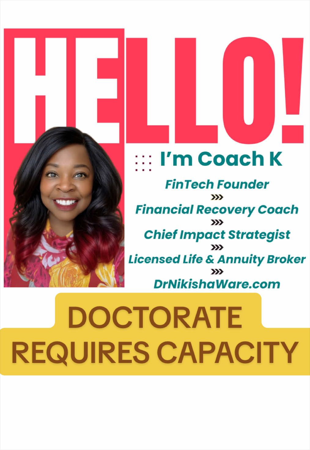 @Nikisha Ware, RCP, PhD