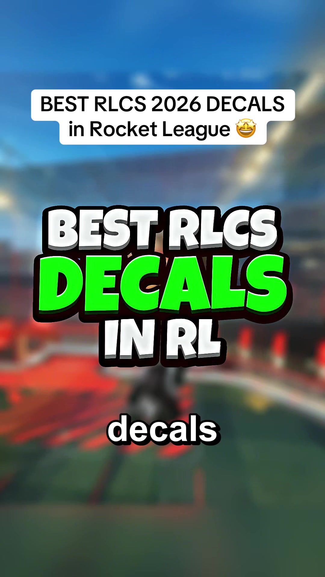 Ranking The BEST RLCS 2026 DECALS In Joscarhdyt Joscarhdyt 