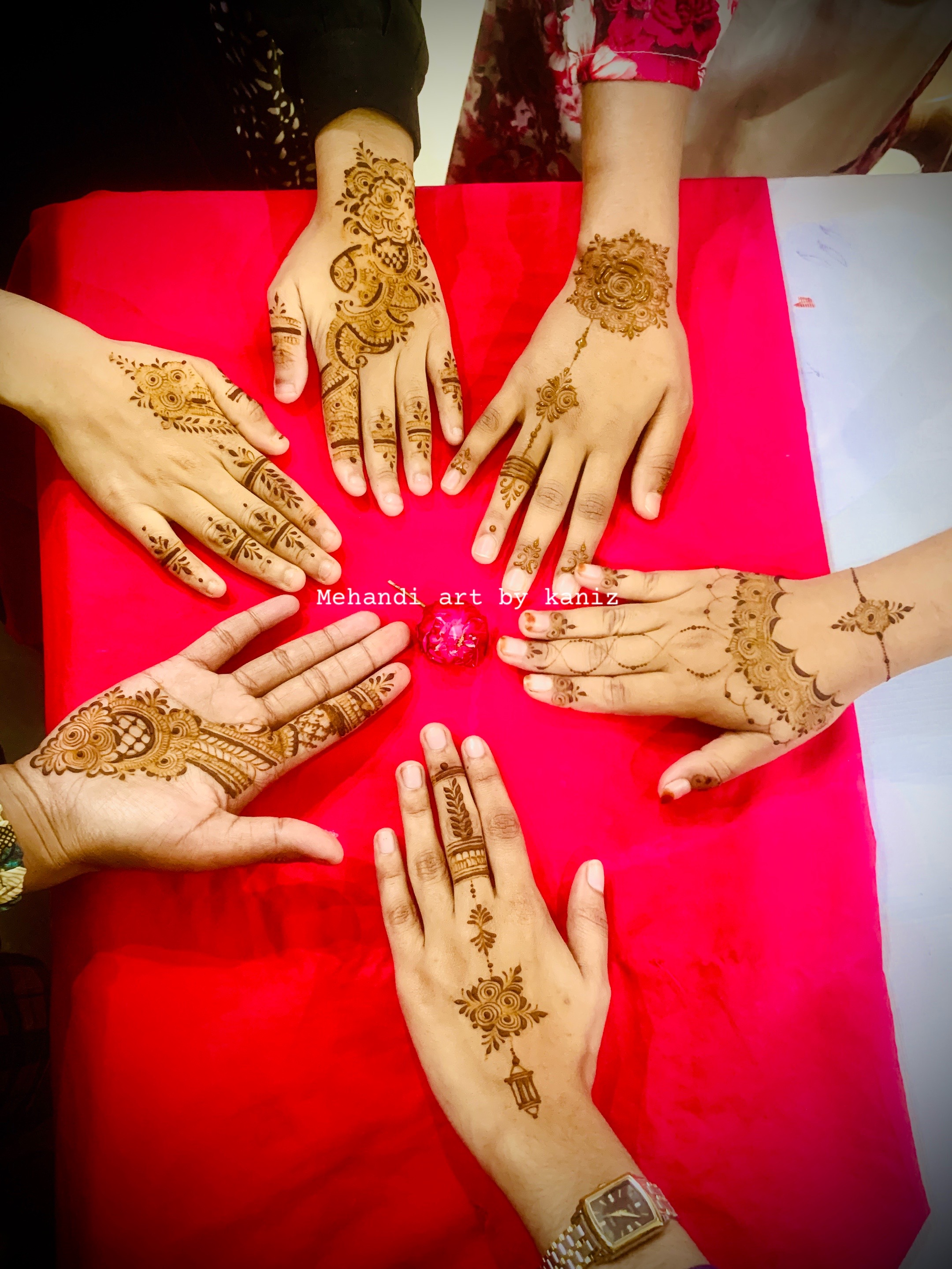 @Mehandi art by kaniz