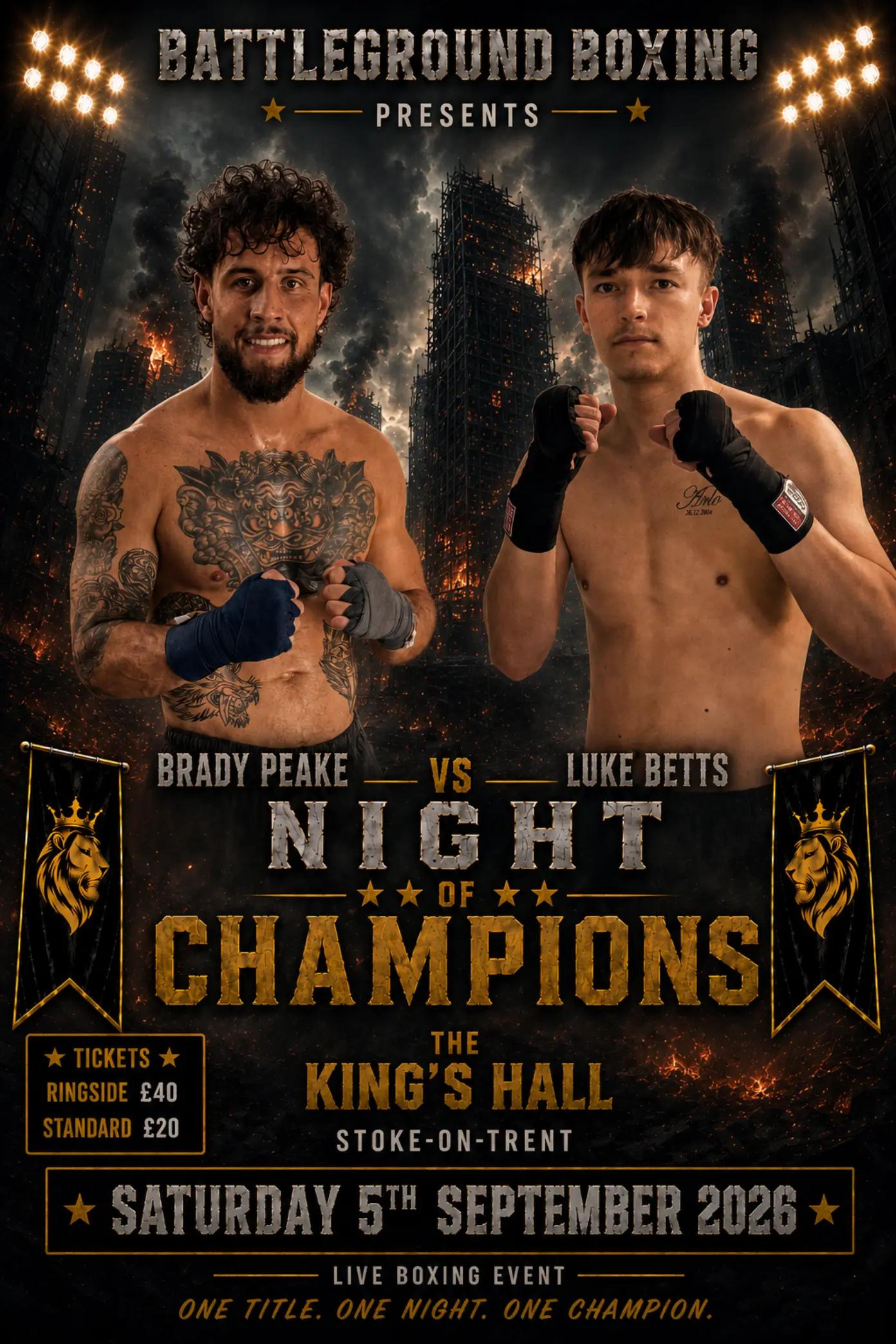@Battleground Boxing Promotns