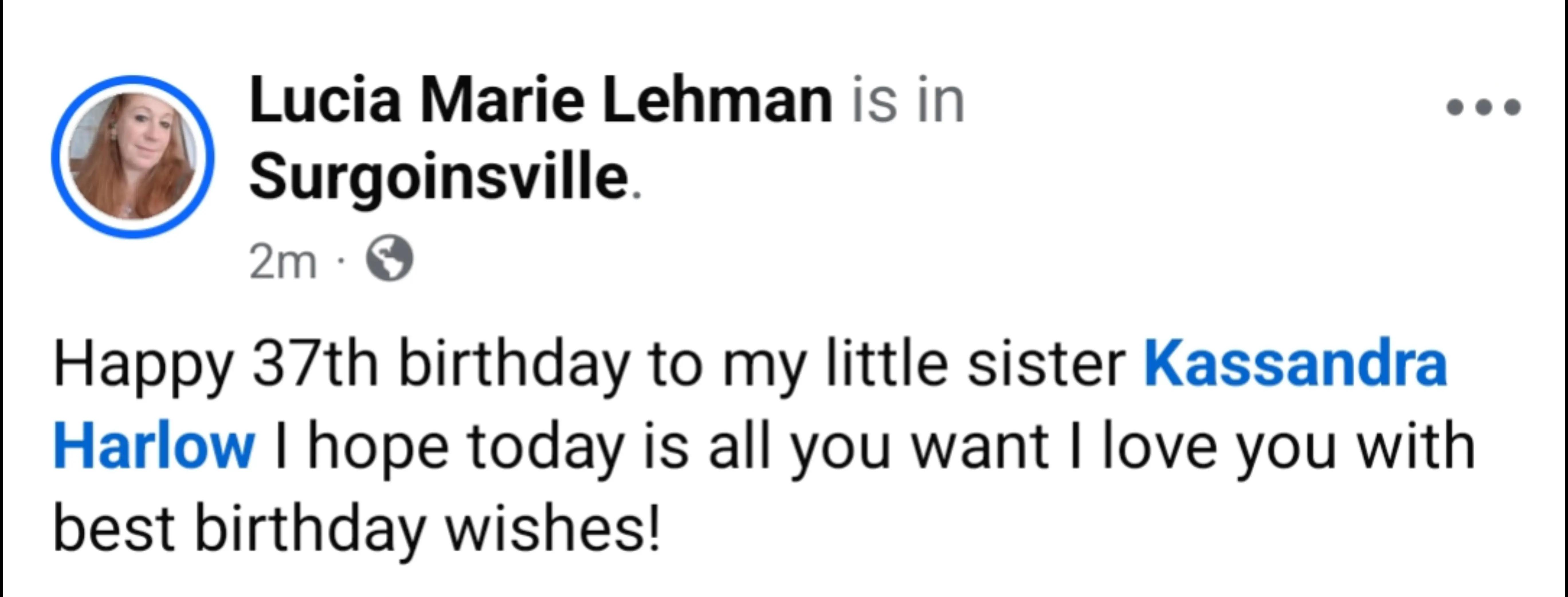 @Lucia-Lucy Marie Lehman