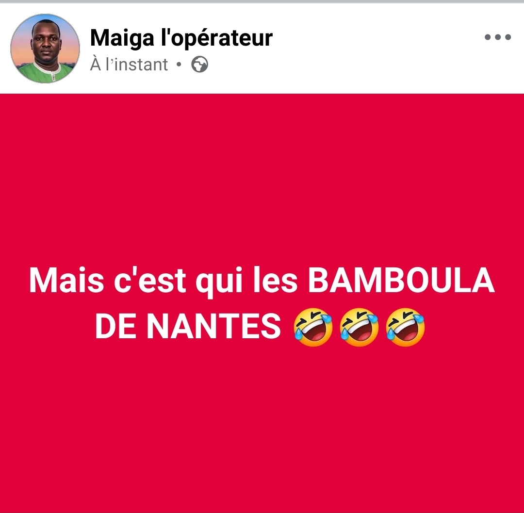 @Maiga  l'op&eacute;rateur