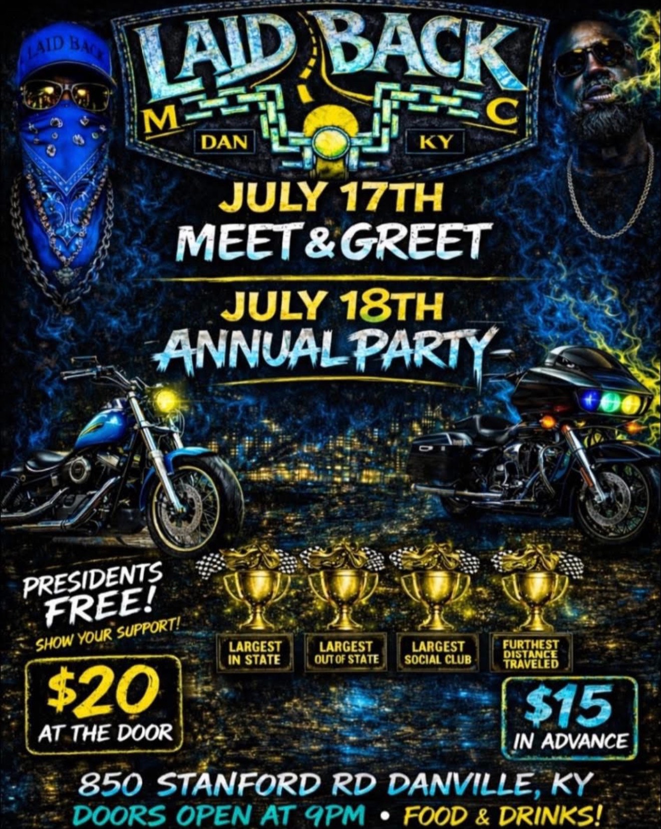 @LAIDBACK RYDAS MC