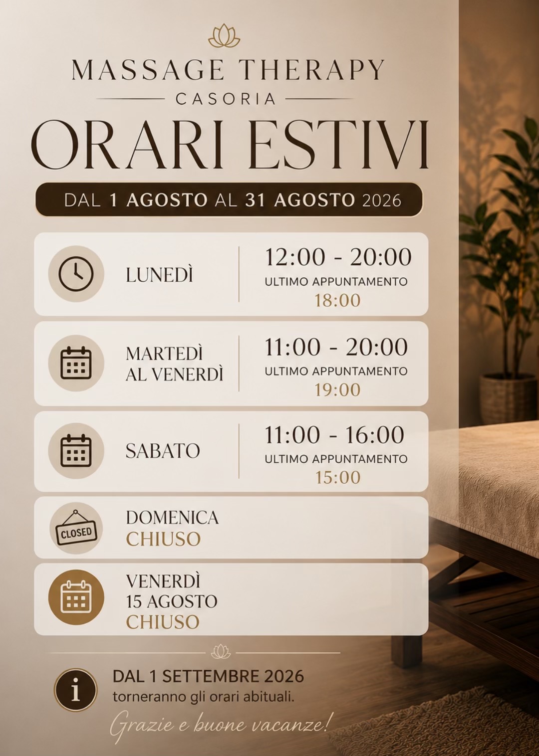 @MASSAGE THERAPY CASORIA