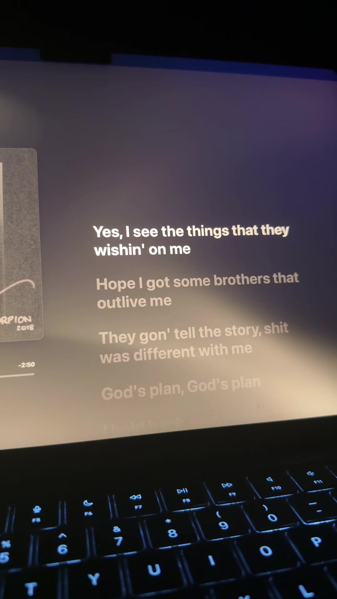 @Song lyrics