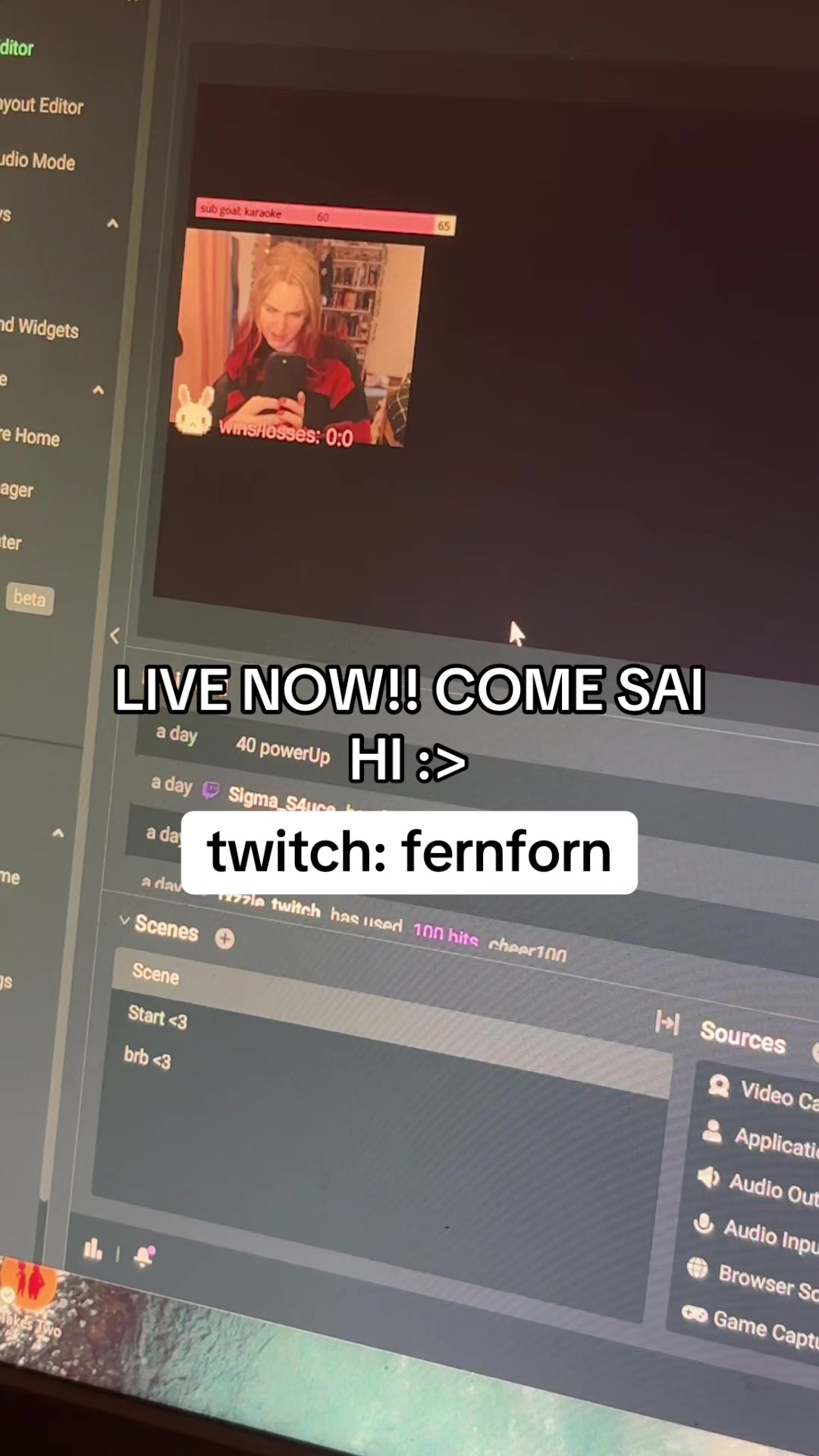 @Fern <3 streamer 😝