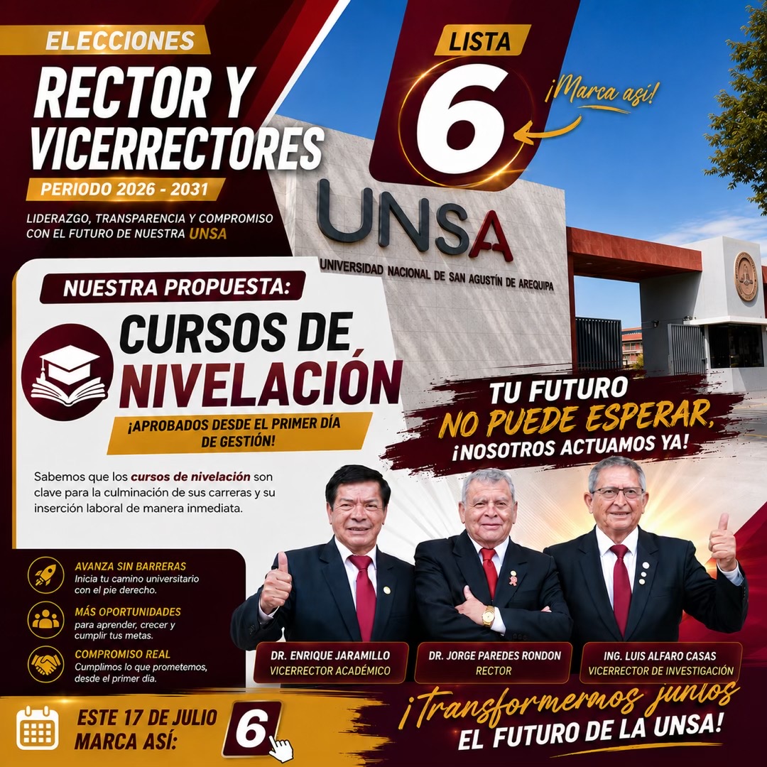 @LISTA “6” - RECTORADO / VTU