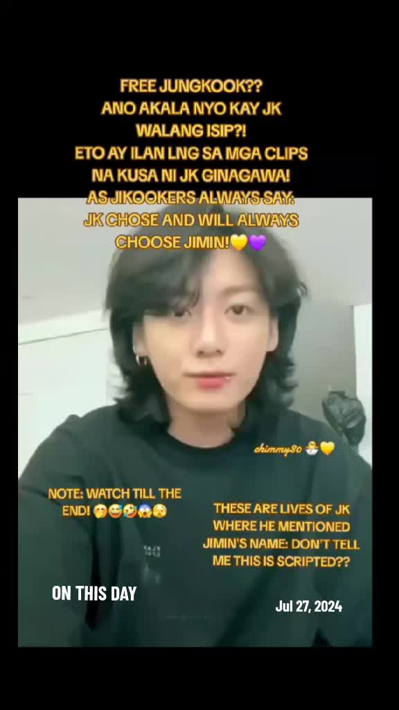 @&euro;h!mm&yen;80🐣💛👉👈💜🐰Jikook👬