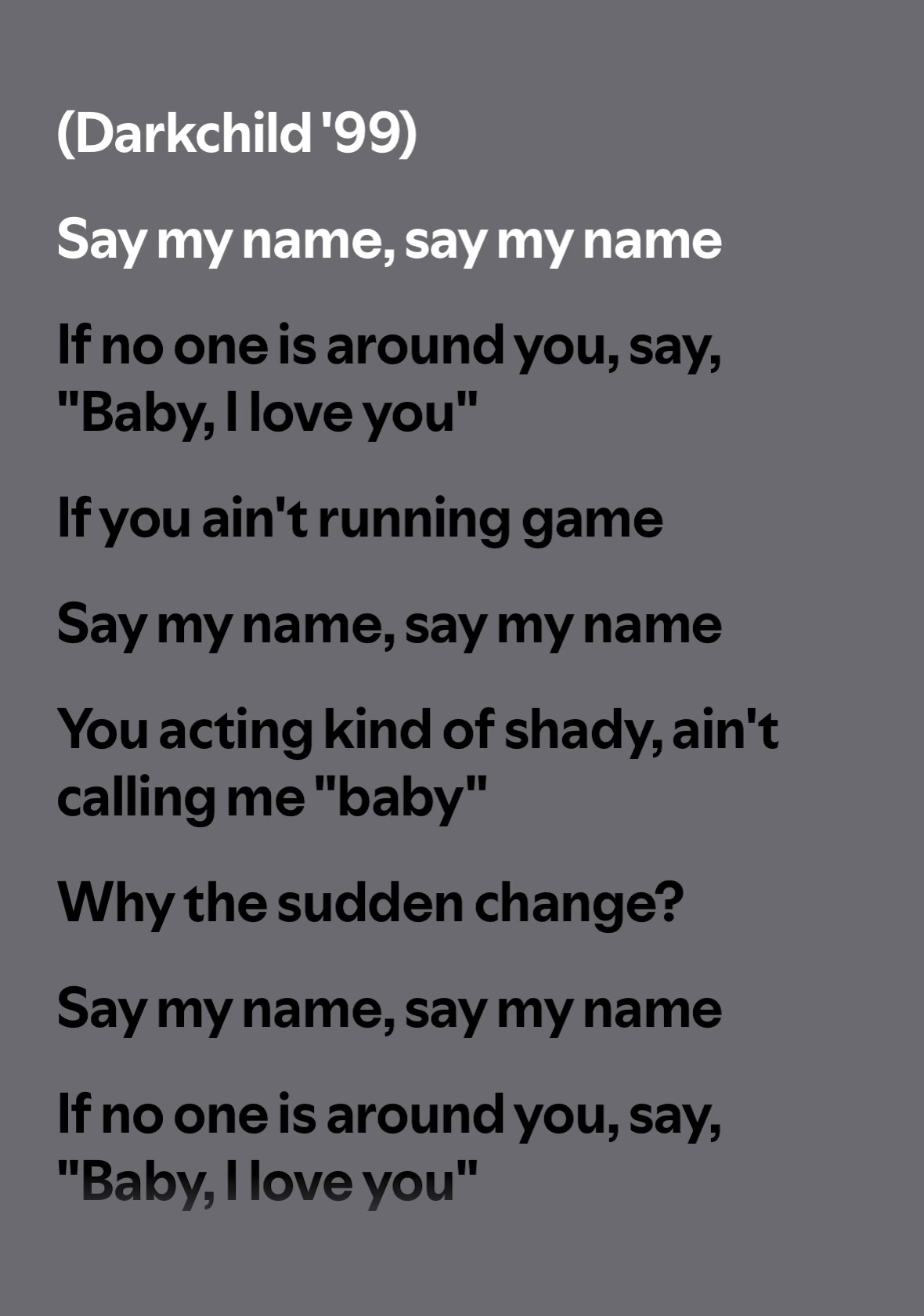 @Just listen