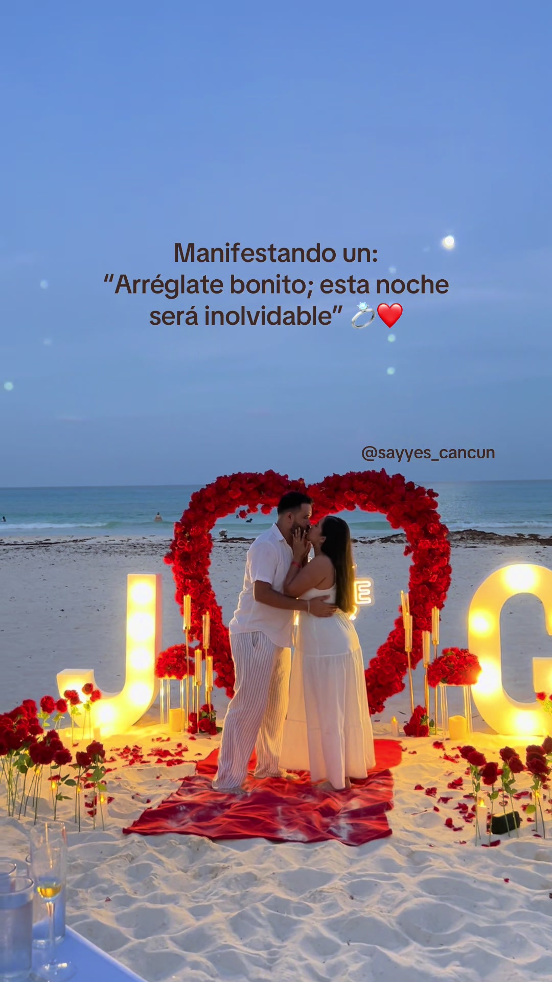 @Propuesta de matrimonio Canc&uacute;n