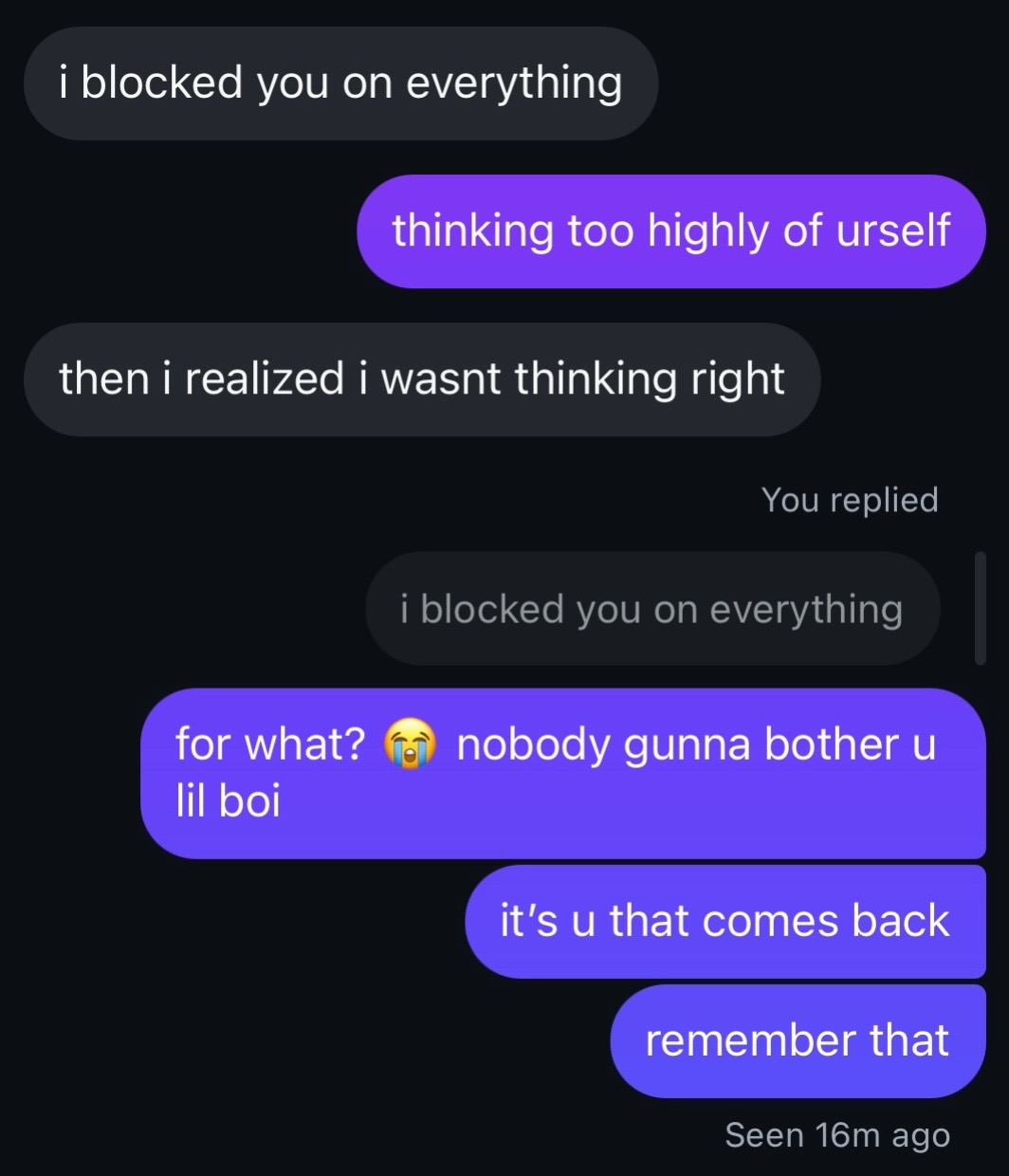 @evil bitch