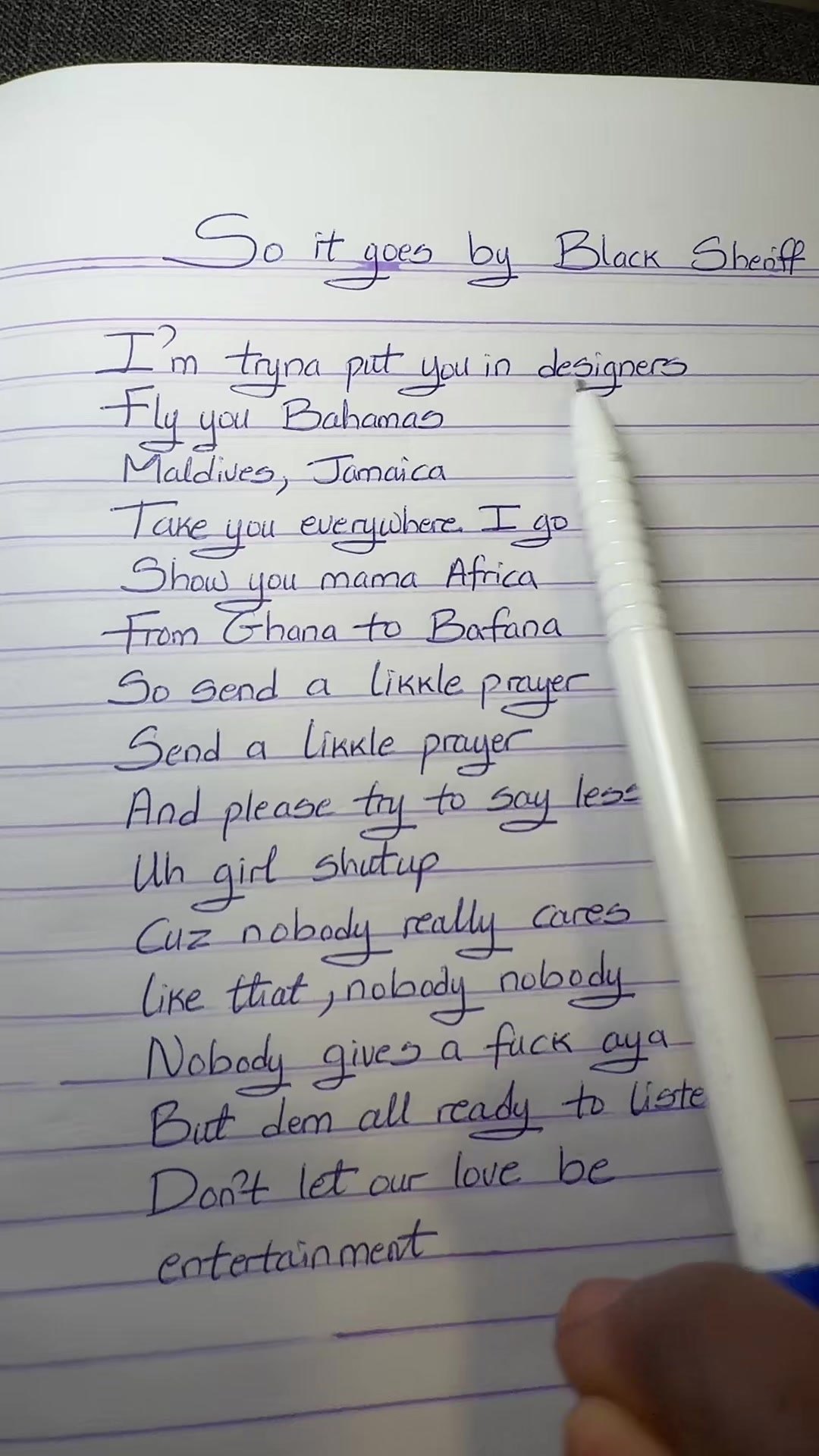 @Lyrics by Bettie 💙