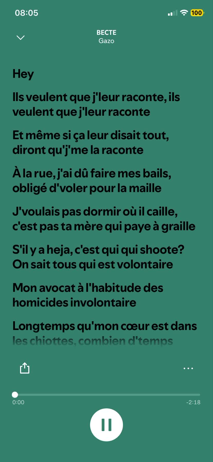@un sons par jours