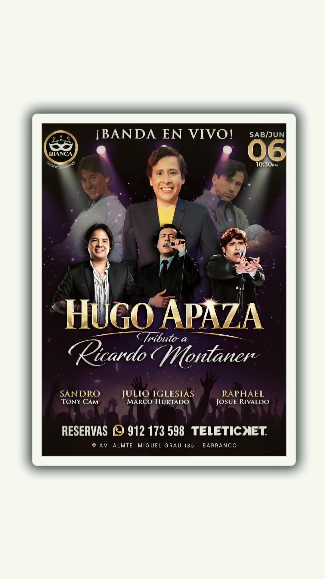 @HugoApaza YS Ricardo Montaner