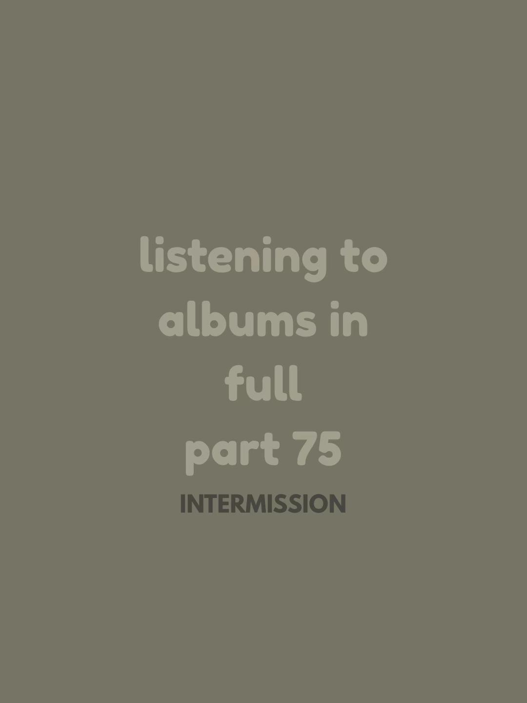 @INTERMISSION