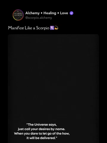 @Scorpio Alchemy