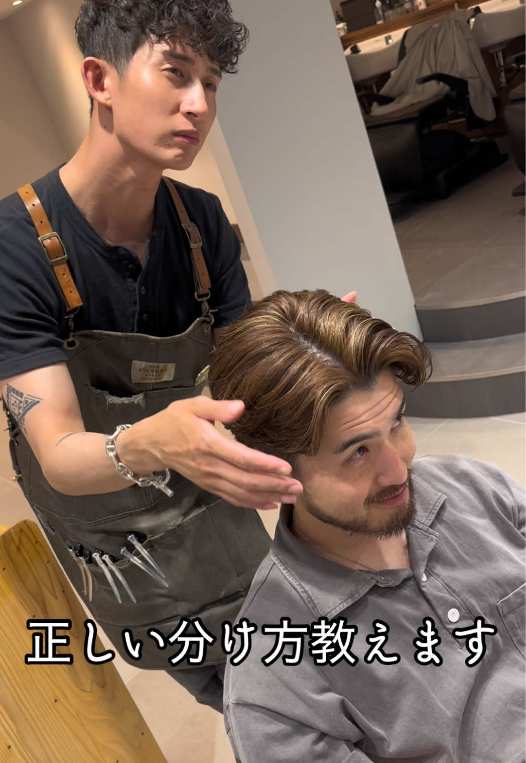 @Ryu/スペインカール/ショートハーパー/筋肉美容師