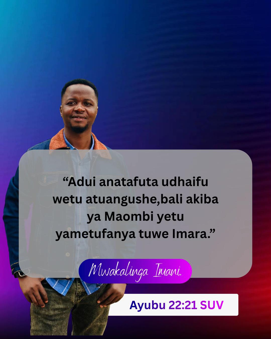 @Imani Mwakalinga