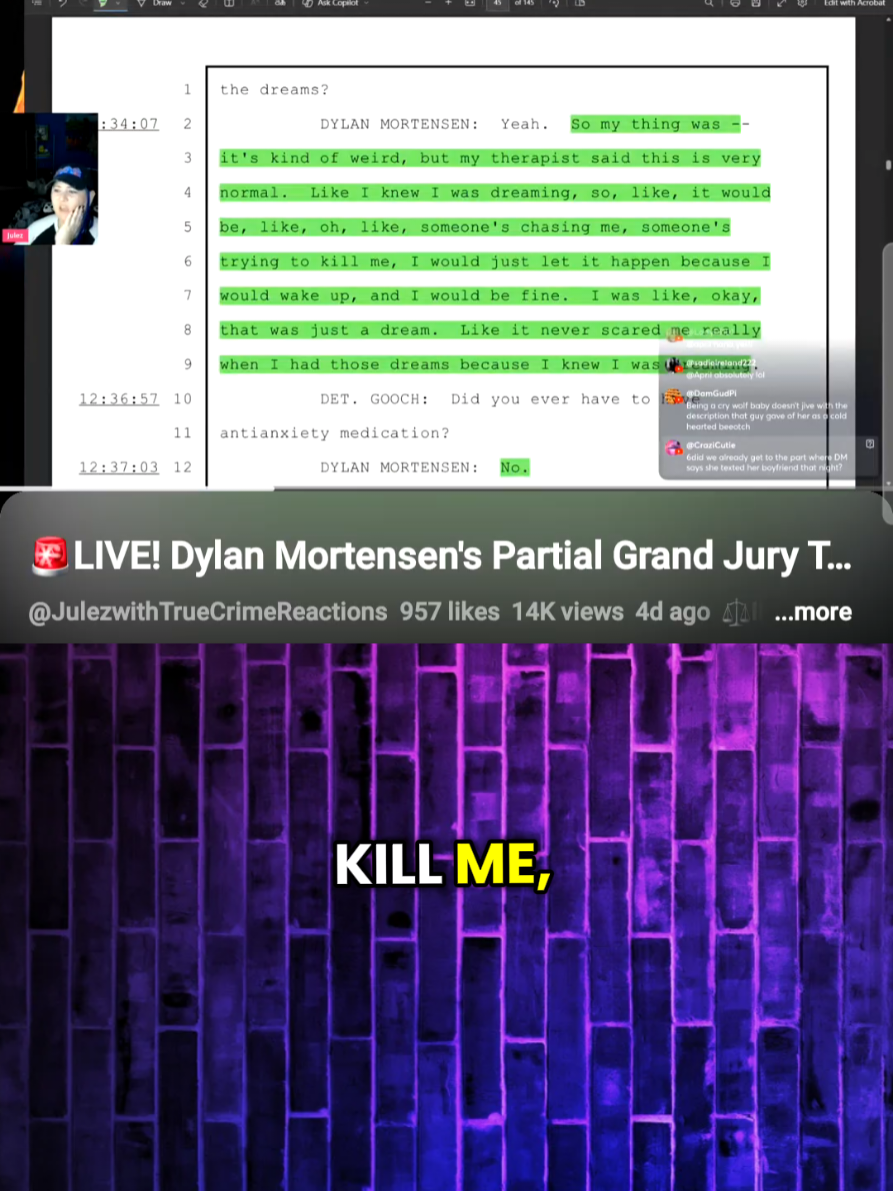 @Julez True Crime Reactions