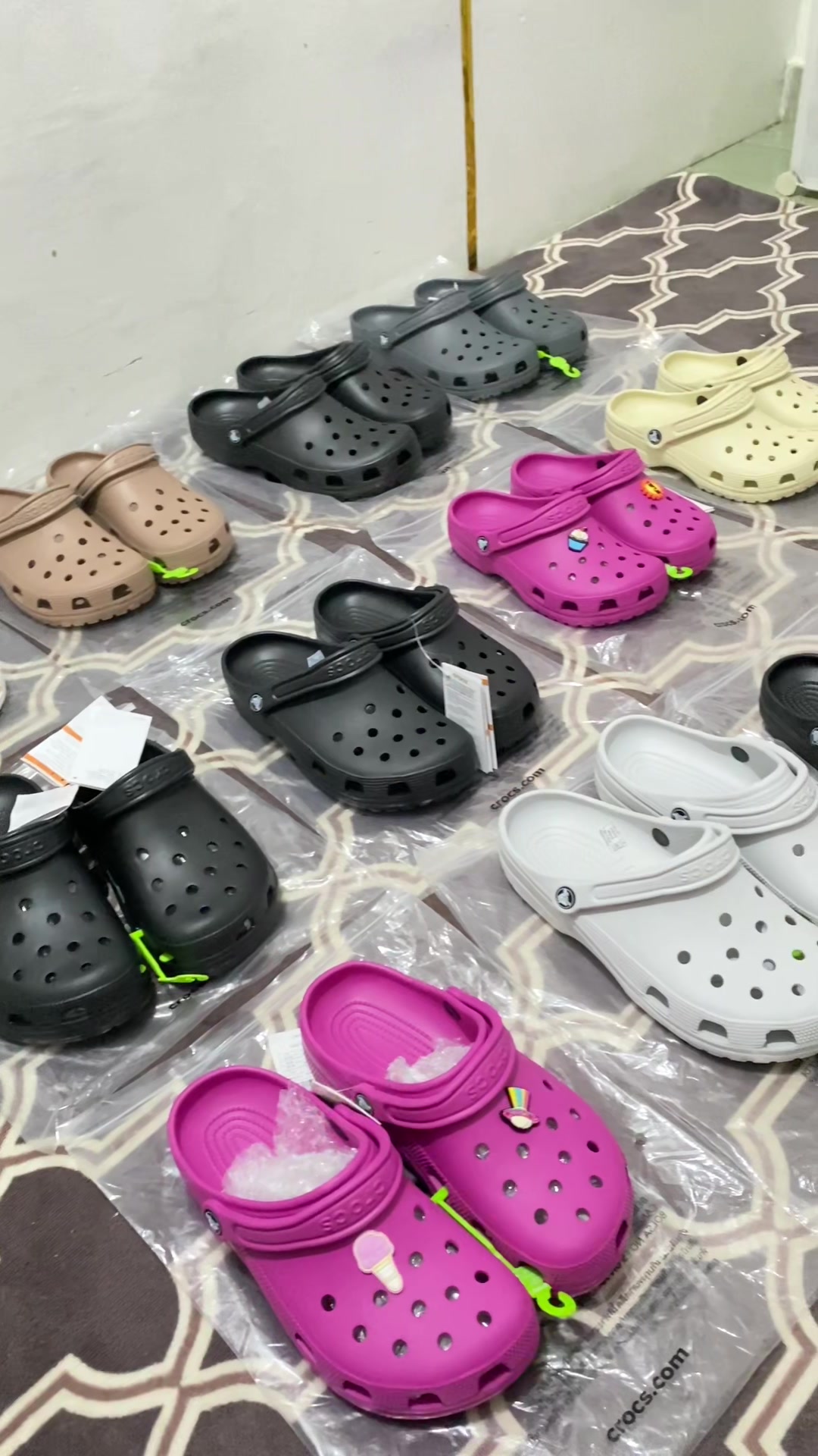 @matching crocs!