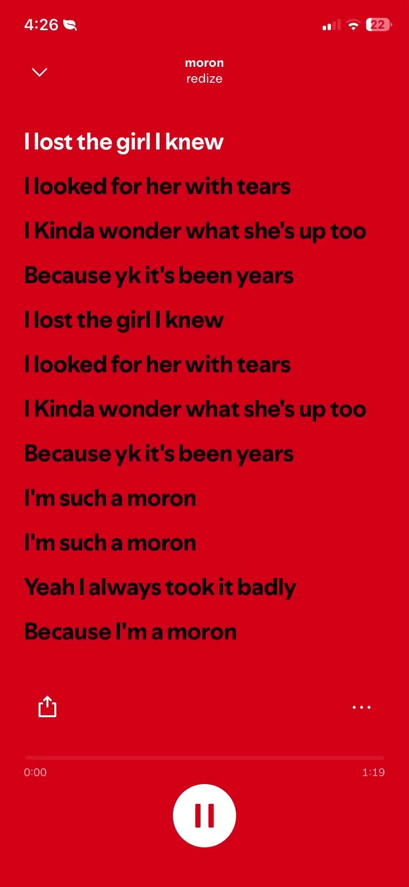 @Song of the dayyyy