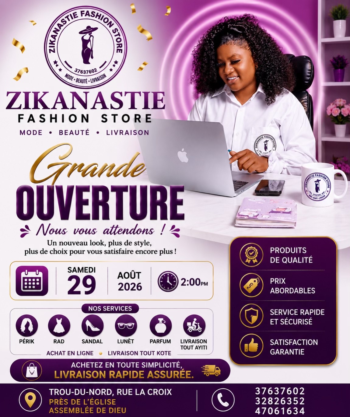 @Zikanastie fashion store ✅