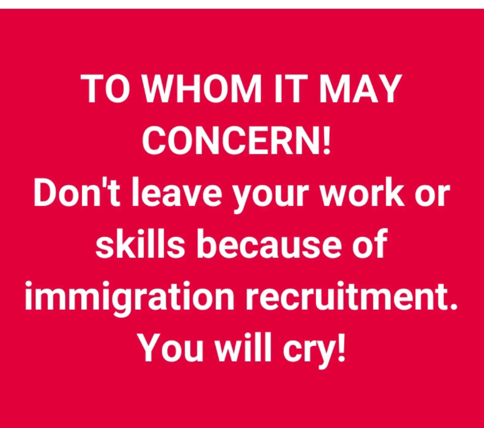 @N I S Recruitment Update