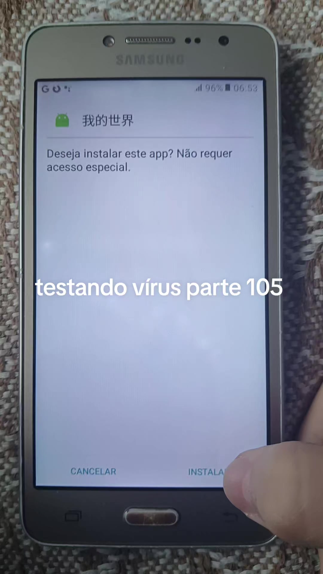 @testador de v&iacute;rus