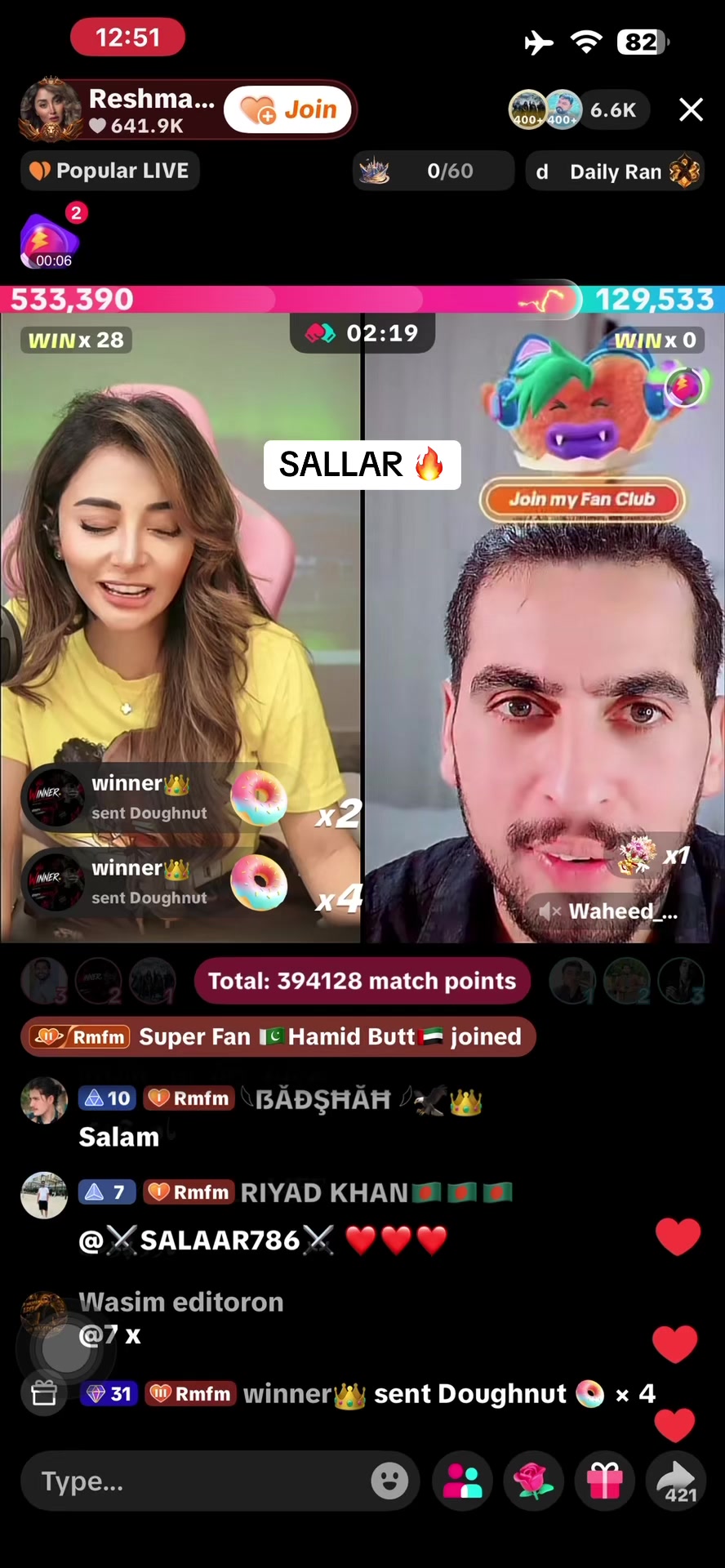 @Tiktok Live Matches